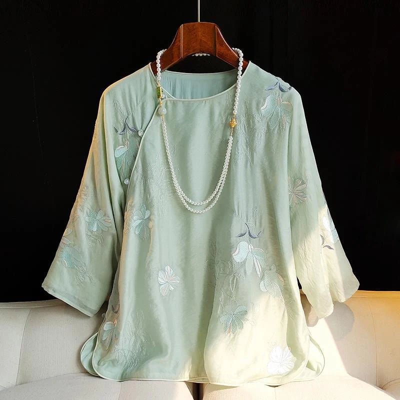 Bella - Blusa Ricamata Chic