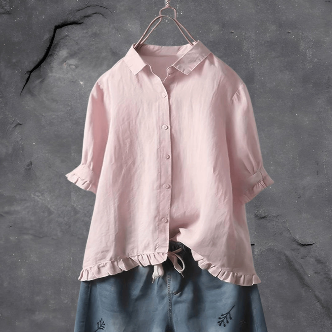 Livia - Blusa Chic a Mezza Manica