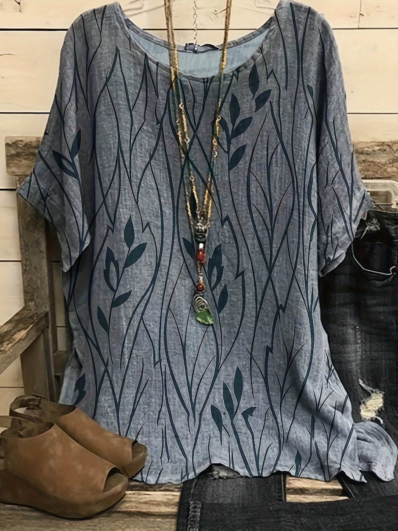 Bruna - Blusa Floreale Morbida