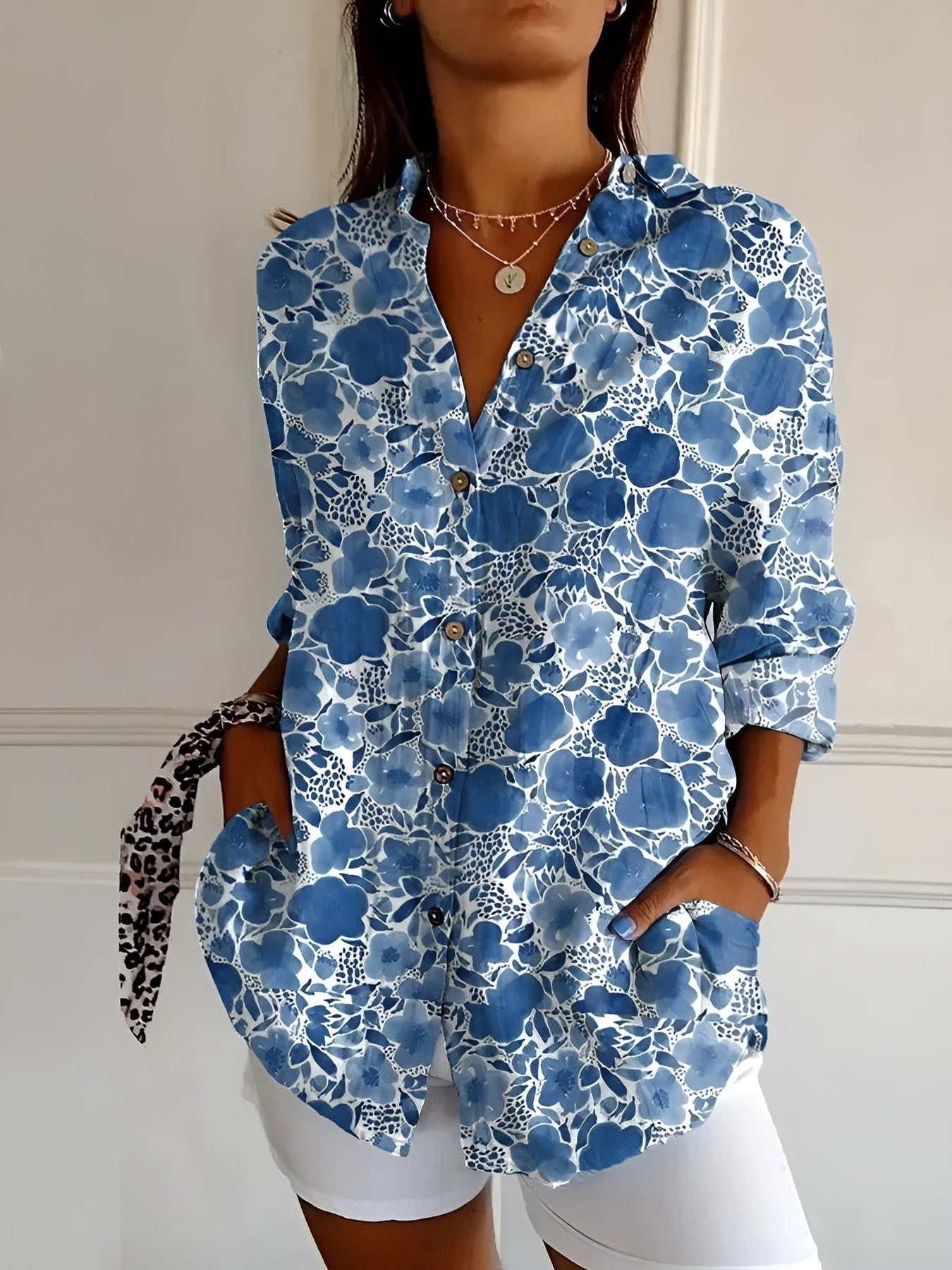 Rosa - Blusa Leggera e Trasparente