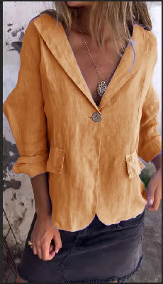 Graziella - Giacca in Lino Rilassata