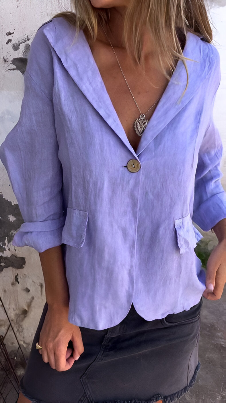 Graziella - Giacca in Lino Rilassata
