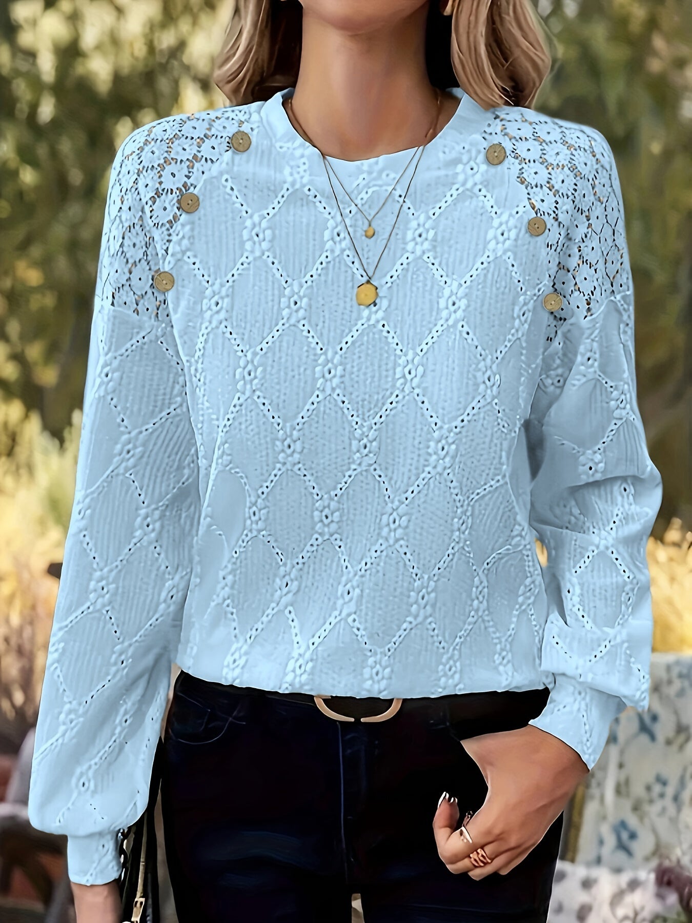 Annabella - Blusa in Pizzo Morbido