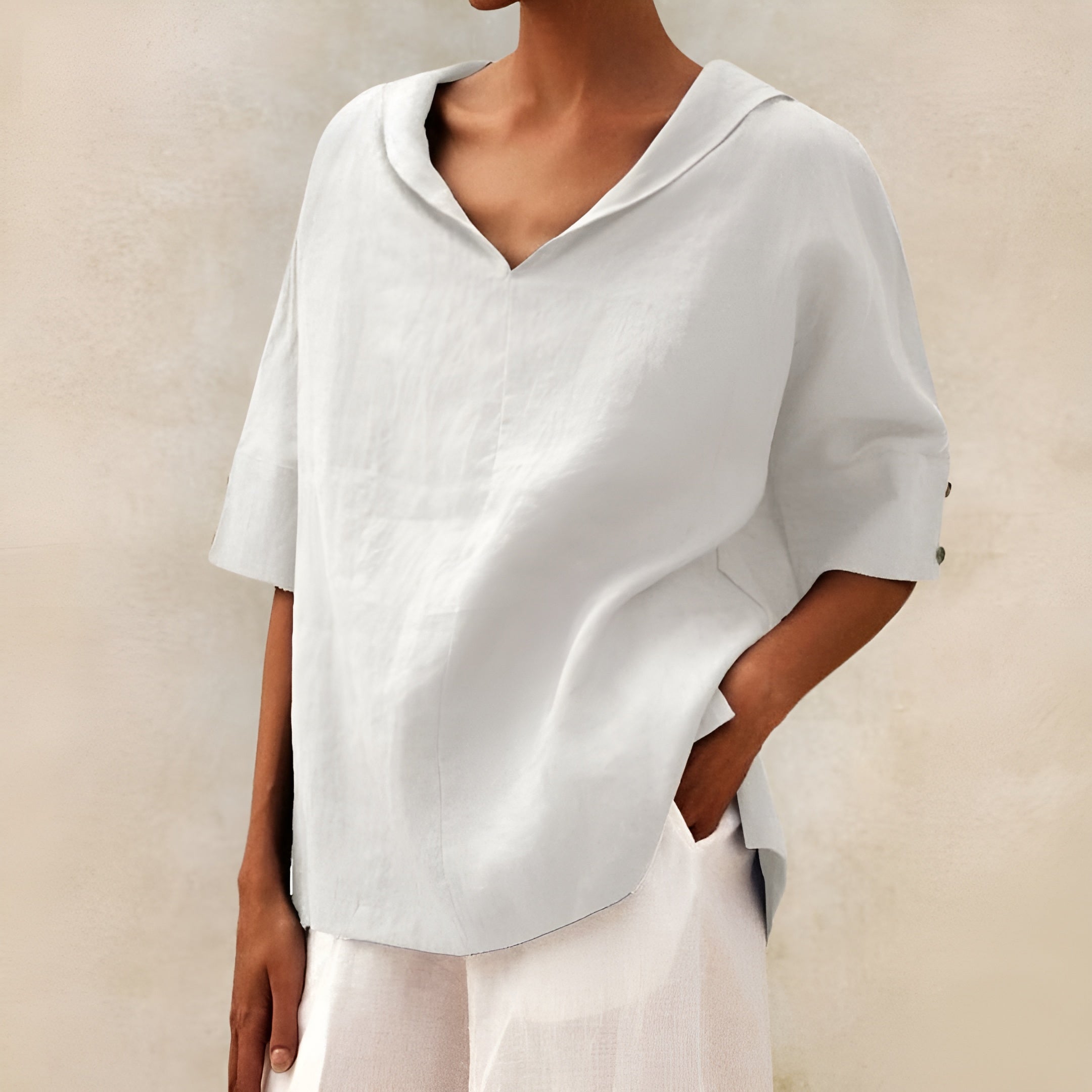 Lara - Blusa Soft Minimalista