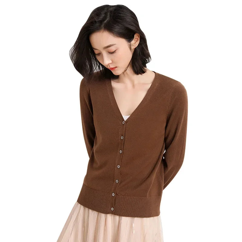 Ariana - Cardigan in Maglia di Lusso