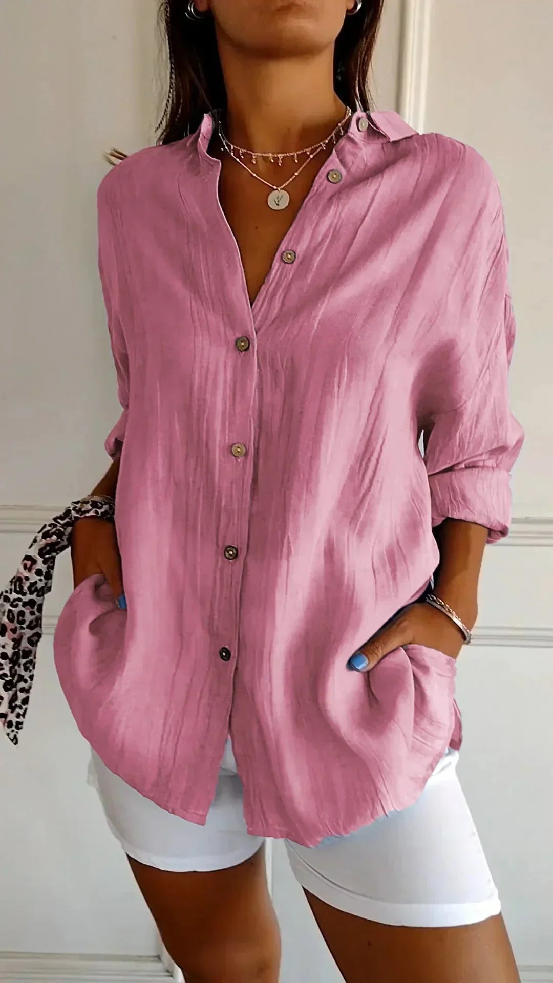 Cadeza - Blusa in Cotone Senza Sforzo