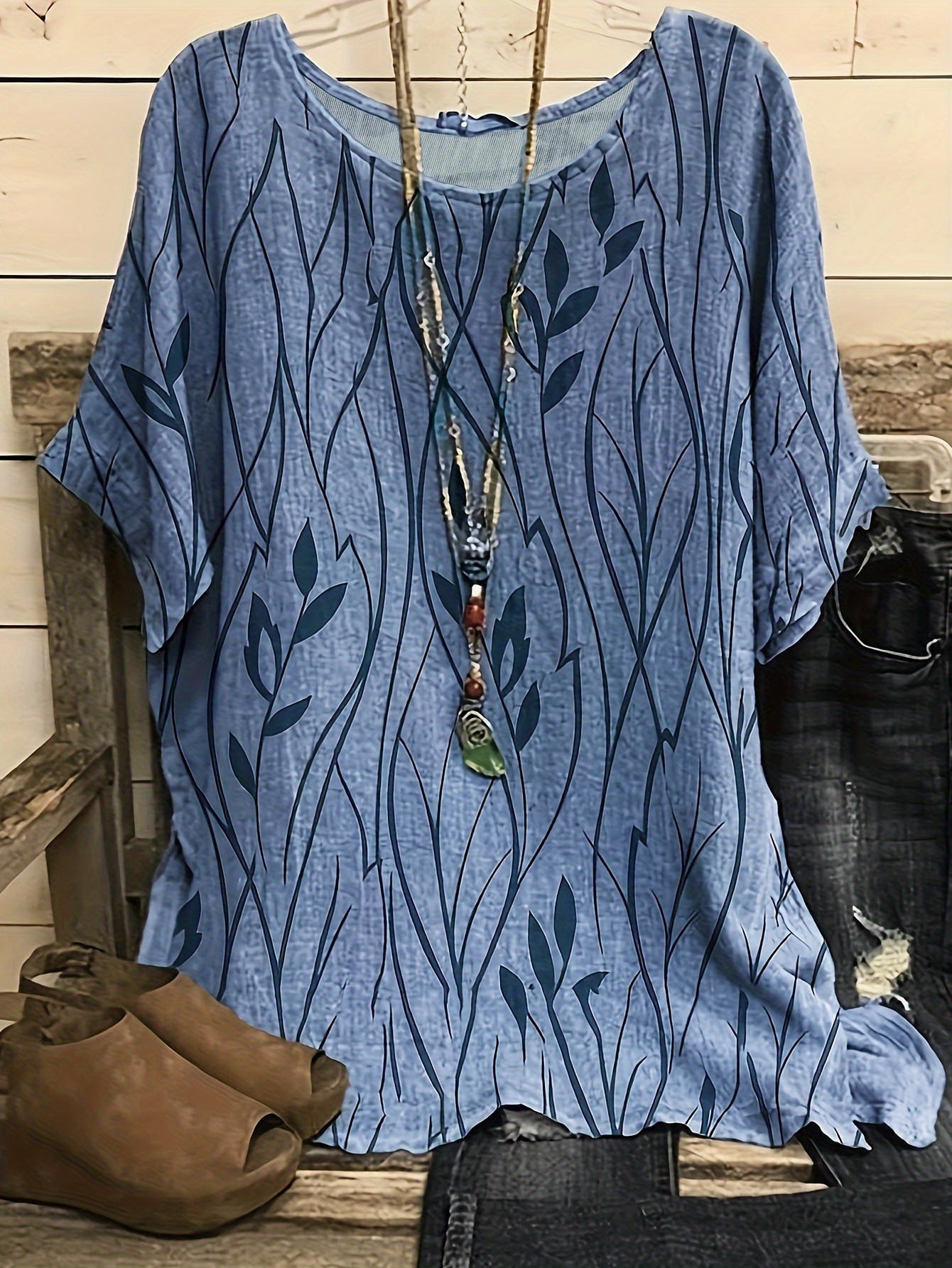 Bruna - Blusa Floreale Morbida