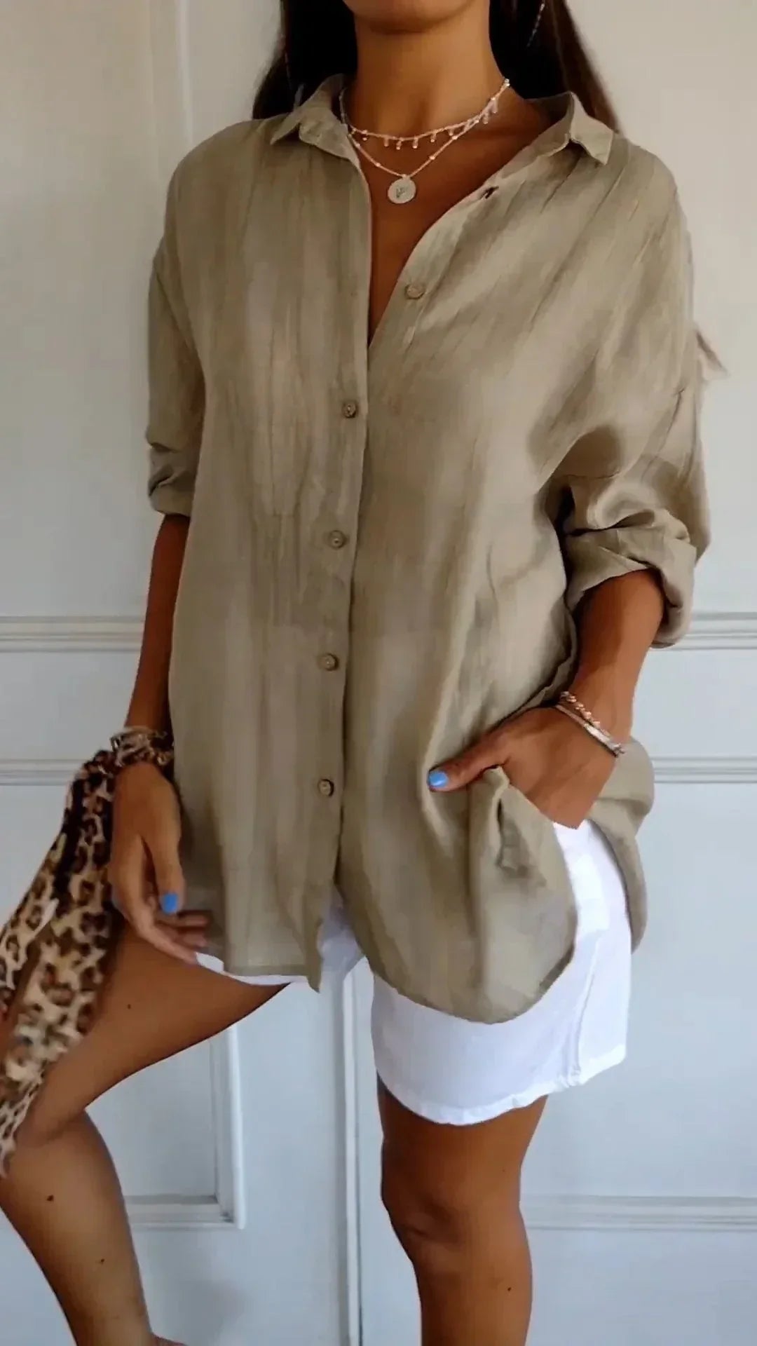 Cadeza - Blusa in Cotone Senza Sforzo