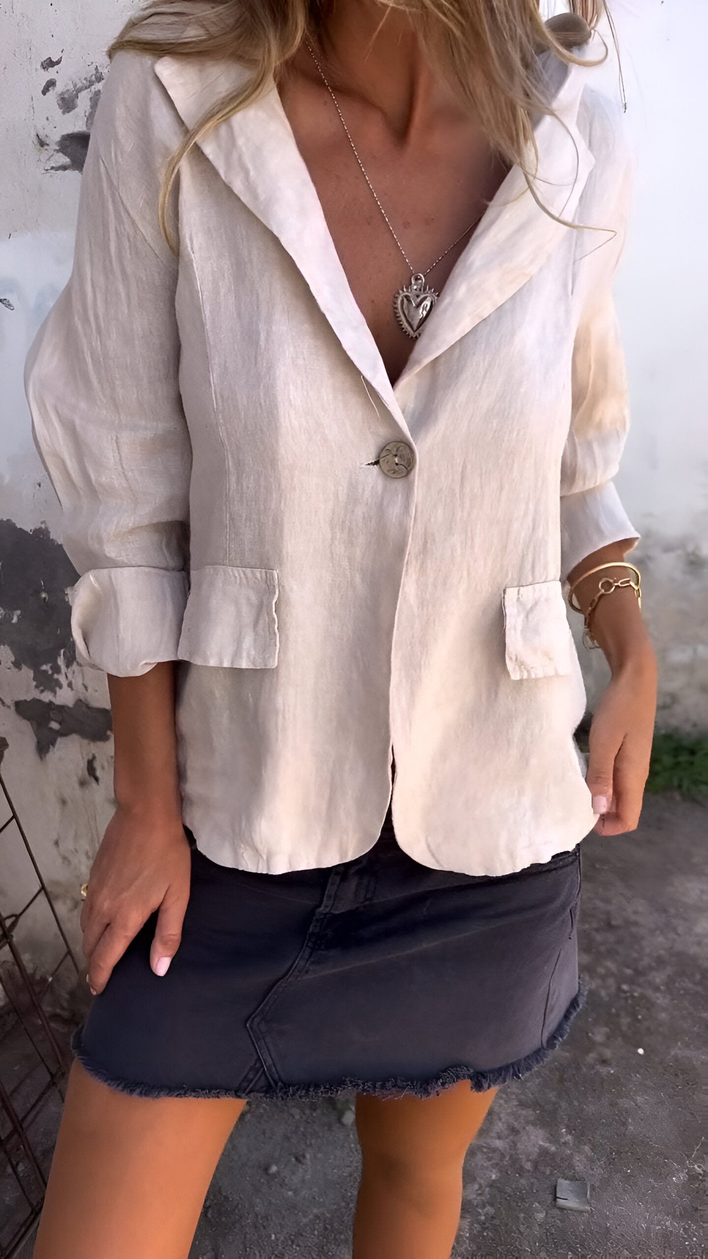 Graziella - Giacca in Lino Rilassata