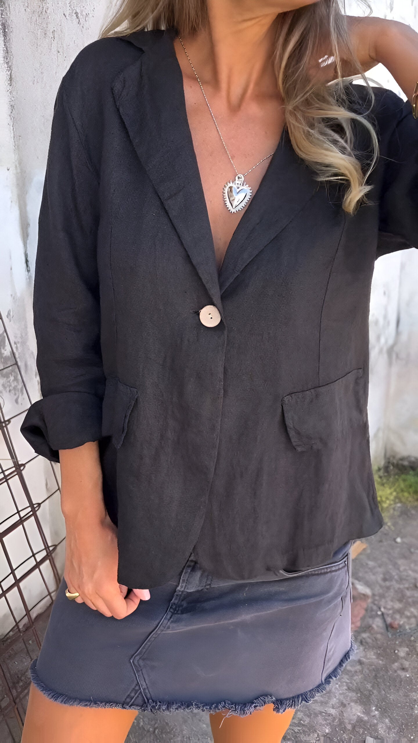 Graziella - Giacca in Lino Rilassata