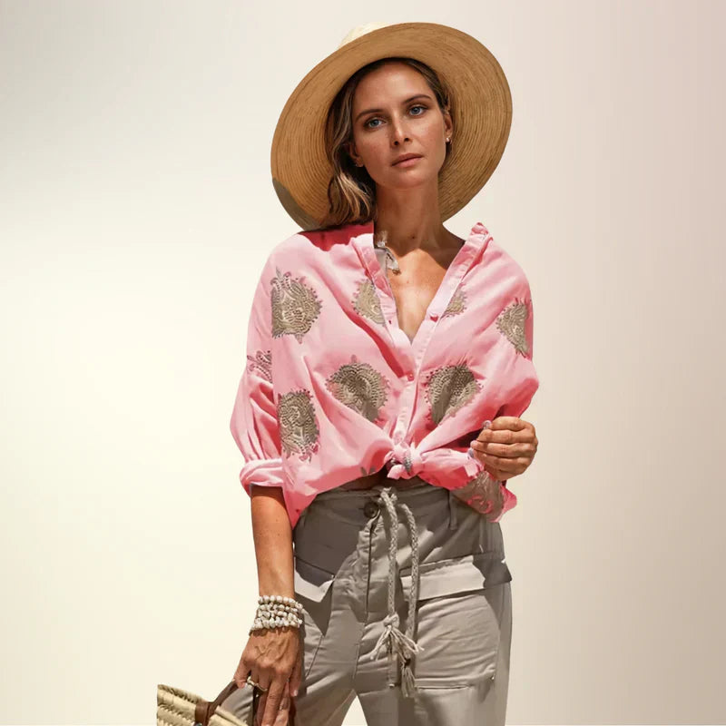 Soleggiata - Blusa Floreale