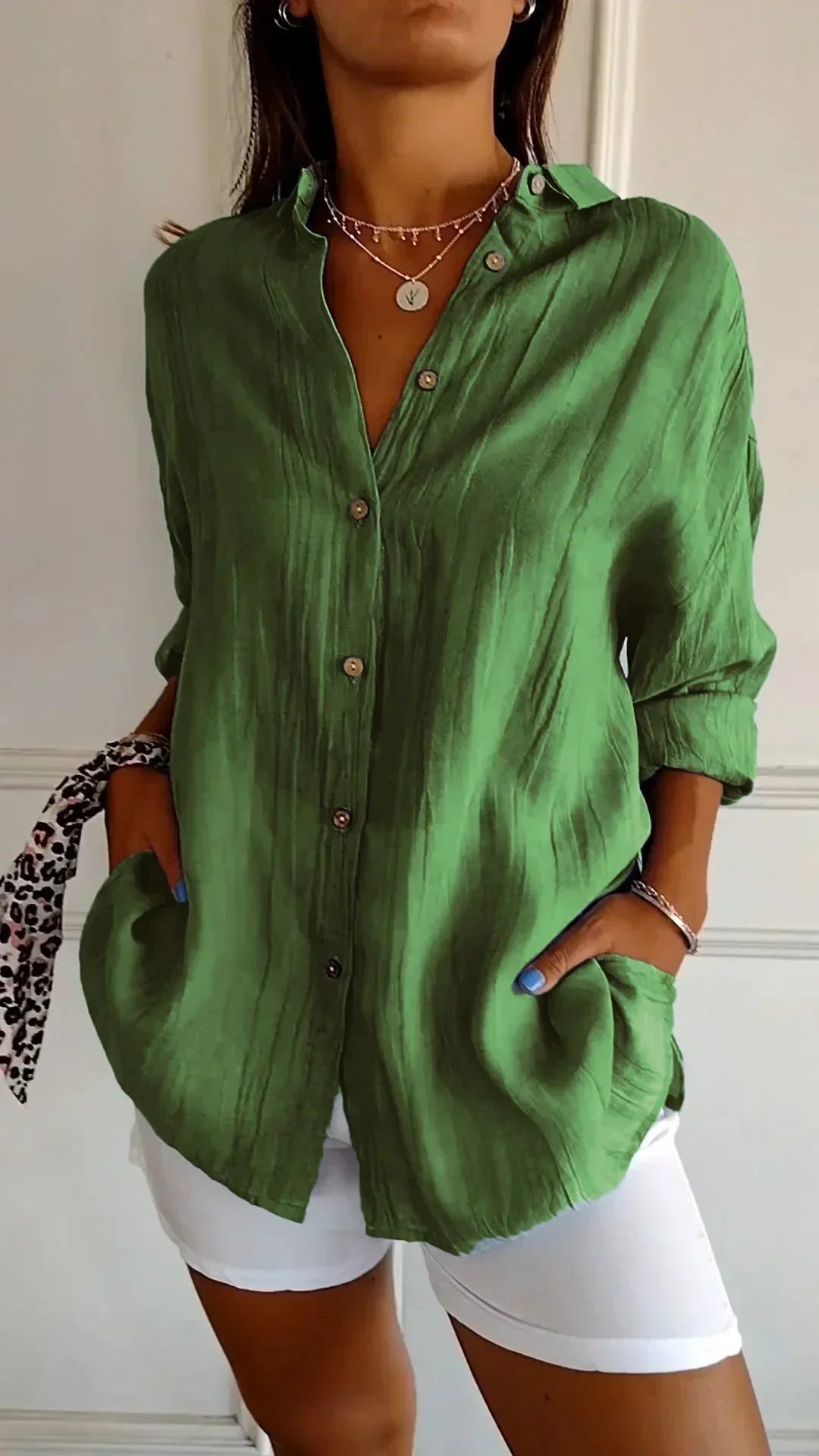 Cadeza - Blusa in Cotone Senza Sforzo