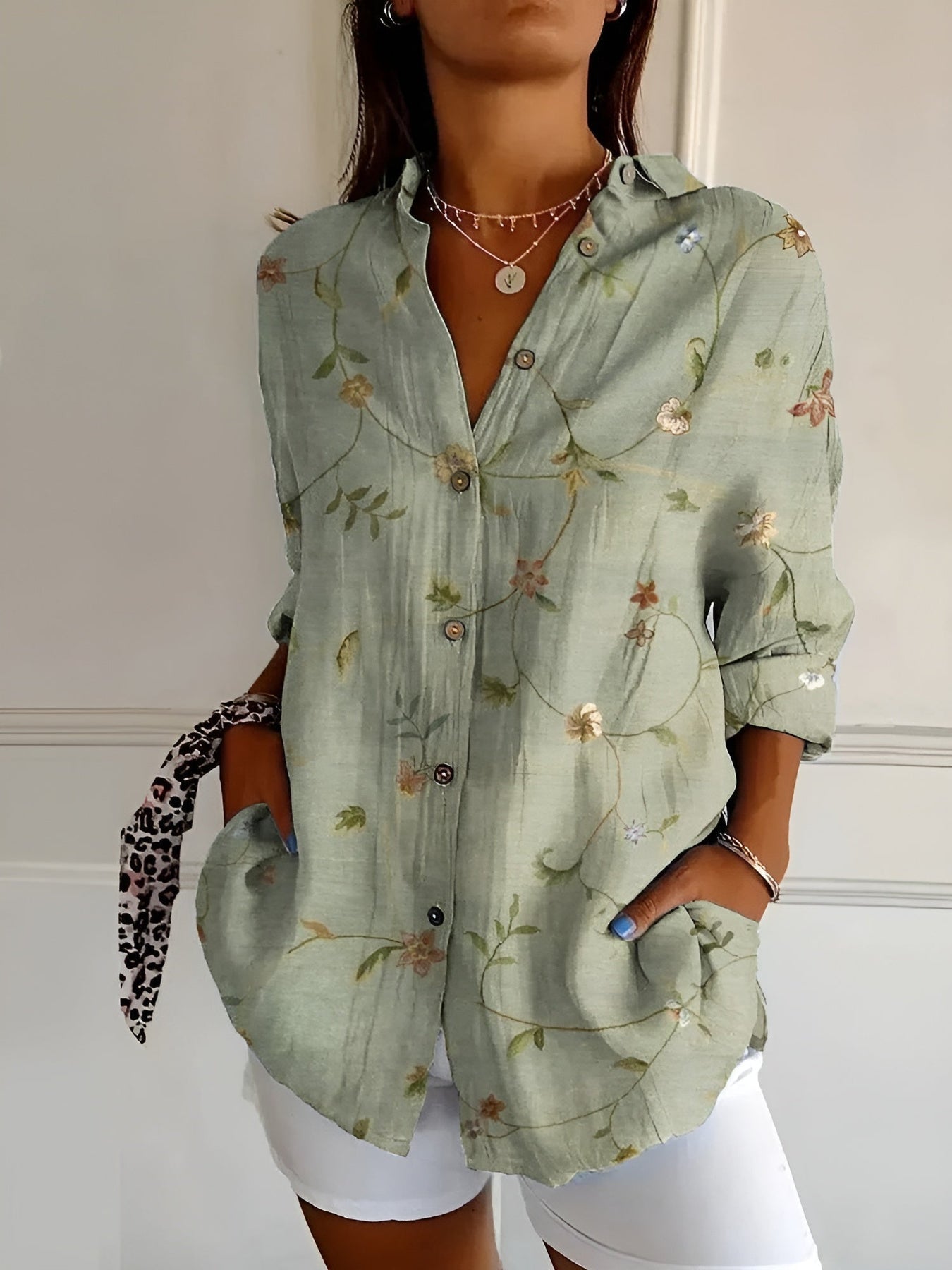 Rosa - Blusa Leggera e Trasparente